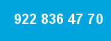 922 836 47 70 922 836 47 70